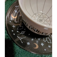 Fortune telling teacup and saucer