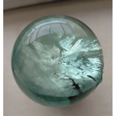 5cm Green Fluorite Sphere – Clarity, Focus & Energy Cleans..