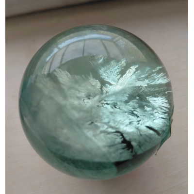 5cm Green Fluorite Sphere – Clarity, Focus & Energy Cleansing Crystal