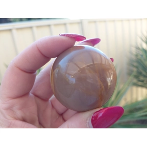 Peach moonstone sphere