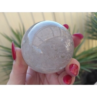 Garden quartz sphere