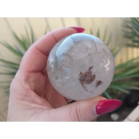 Garden quartz sphere