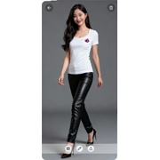 Scooped neck t-shirt