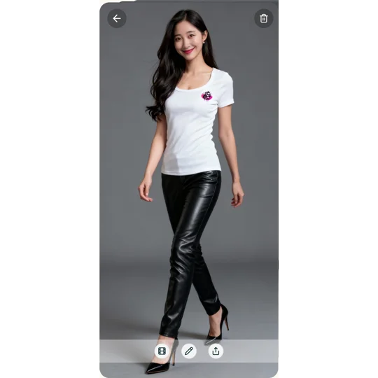 Scooped neck t-shirt