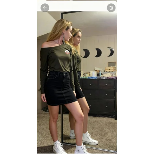 Off the shoulder shirt
