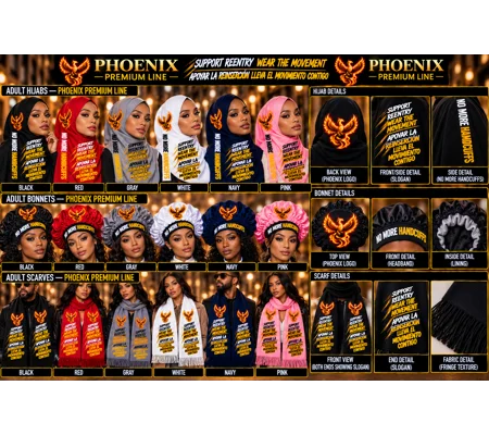Phoenix Premium Hijabs, Scarves & Bonnets