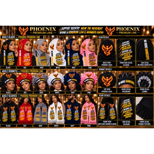 Phoenix Premium Hijabs, Scarves & Bonnets