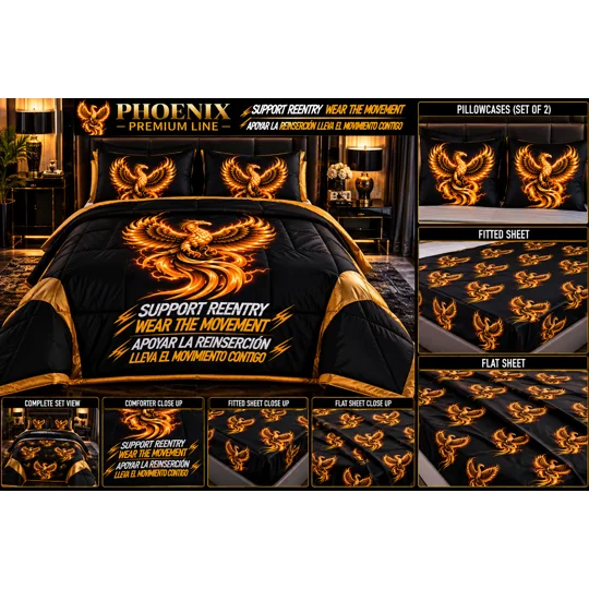 Phoenix Premium 7piece Comforter Set Queen
