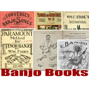 BANJO BOOKS 62 Tenor claw hammer bluegrass Teach yourself 4 5 & 6 String DVD