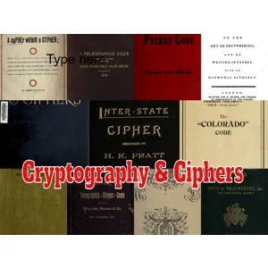 Cryptography - Cyphers 107 Books Vintage collection Secret Codes Code breaking *download*