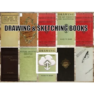 Drawing & Sketching  103 vintage PDF Books  *Instant Download*