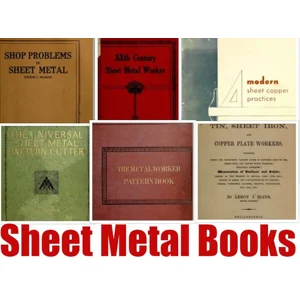 Sheet Metal work 63 Vintage eBOOKS PDF *Instant download*