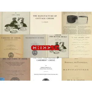 CHEESE - Making, recipes, varieties, problems 110 eBooks Instant -download pdf