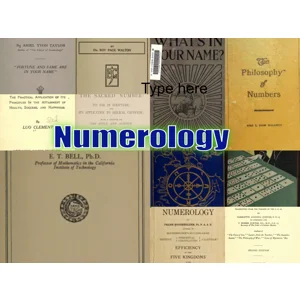 Numerology 58 Books - Symbolism, Symbols Numbers Vintage Book collection download PDF
