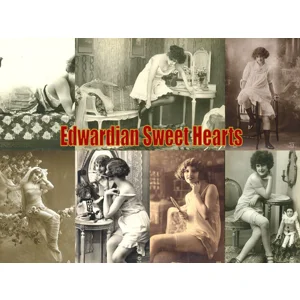 Risque Erotic Edwardian & Victorian 10,000  Postcards burlesque Nude images download french ladies j