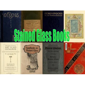 Stained Glass Art 86 scanneed Books Collection: History, Techniques, & Projects