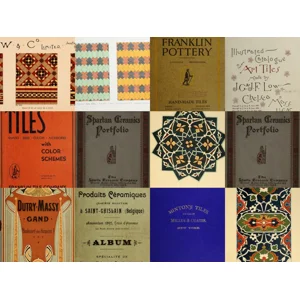 Ceramic TILES 63 Trade Catalogues & Books Victorian Era - Art Nouveau  *download*