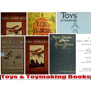 Toy Making 87 Vintage E-books(PDF Download) Making Toys - Toy Aeroplanes Model Boats