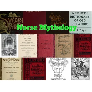 Viking Mythology Scandinavian 344 Vintage Books - Norse Gods  History Legends PDF download
