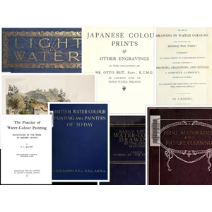 Watercolor Painting 42 Vintage Books Collection: Techniques & Artists (PDF Download)