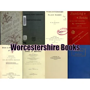 Worcestershire 218 Books Genealogy Registers History Vintage Books