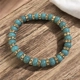 Blue and diamonte beaded Bracelet