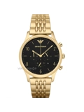 Armani AR1893 Mens Beta Gold Plated Link bracelet watch