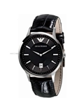 Emporio Armani AR2411 Classic Collection Men's Black Quartz Watch