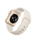 Watch Apple 38mm Gold Aluminium Case with Antique White Sport Band
