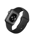 Watch Apple 38mm Space Grey Aluminium Case with Black Sport Band