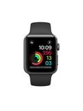 Watch Apple 38mm Space Grey Aluminium Case with Black Sport Band