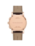 Burberry BU9755 the City Chocolate Leather Chronograph Unisex Watch