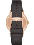 Emporio Armani AR11011 Rose Gold Brown Leather 43mm Men's Watch