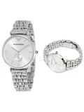 Emporio Armani Men's Classic AR1819 Silver Stainless-Steel Watch