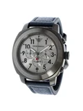 Armani AR6086 Sport Grey Leather Band Steel Case Quartz Men's Watch