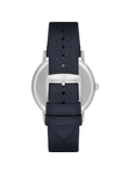 Armani AR11012 Blue Dial Ladies Blue Leather Watch