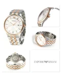 Emporio Armani AR11044 Lambda Silver Dial Men's Watch