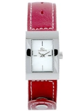 Lacoste LAW6200L41 Ladies White Dial Maroon Strap Watch