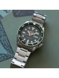 Seiko Automatic SRPD63K1 Stainless Steel Men's Analogue Green Watches