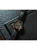 Seiko Automatic SRPD76K1 Analogue  Black Leather Strap Men's Watches