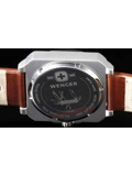 Wenger 72423 AeroGraph Cockpit Brown Leather Strap Watch