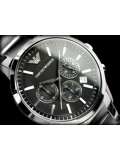 Emporio Armani AR2434 Classic Chronograph Black Dial Watch