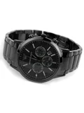 Emporio Armani AR2453 - Mens Black IP Bracelet Chrono Watch