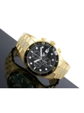 Emporio Armani ar5857 Gents Gold Stainless Steel Chronograph Watch