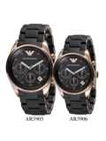 Emporio Armani AR5905 and AR5906 - His and Hers Armani Watches