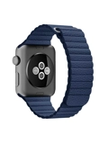 Apple Watch MLFD2B/A 42 mm Large Case Midnight Blue Leather Loop