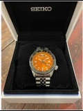 Seiko SSK005K1 Orange Stainless Steel  Watches For Men
