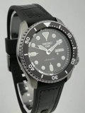 Seiko Automatic SRPD65K3  Black Men's Analogue  Leather Watches
