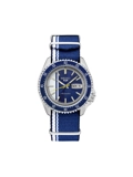 Seiko Automatic SRPK69 Analogue Blue and white striped nylon strap Men's Watches