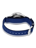 Seiko Automatic SRPK69 Analogue Blue and white striped nylon strap Men's Watches